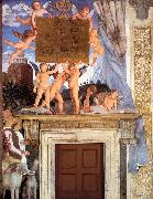 Andrea Mantegna Inscription with Putti oil